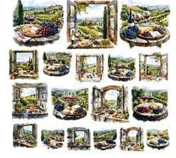 Simply Stated - Wine Country Scenes Ephemera