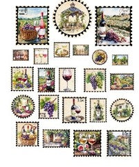 Simply Stated - Wine Country Stamps Ephemera