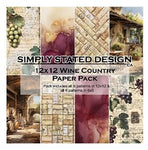 Simply Stated - Wine Country 12x12  Paper Pack