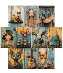 Simply Stated - Project Base Beautiful Hippie Card