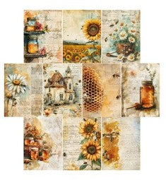 Simply Stated - Project Base Honey Bee Card