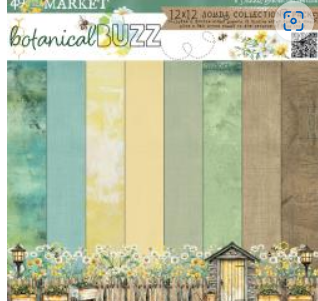 49 And Market Collection Pack 12"X12" Botanical Buzz Solids