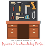 Honey Bee Stamps - Lovely Layers: Pegboard Garage Tools - Honey Cuts