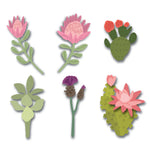 Honey Bee Stamps -Lovely Layers: Mini Desert Blooms - Honey Cuts