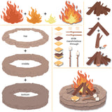 Honey Bee Stamps -Lovely Layers: Firepit - Honey Cuts