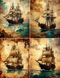 GenArt CA album collage Univers mystérieux du monde des pirates (coup de coeur Josée)