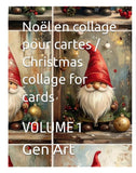 GenArt Album Collage Noël en collage pour cartes volume 1