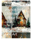 GenArt Album Collage Noël en Collage pour cartes volume 2