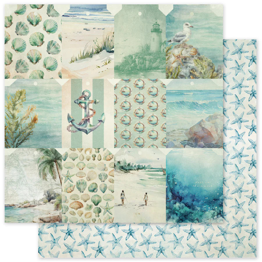 PAPER ROSE Seaside Memories Basics 6x6 Paper Collection – Scrap en masse