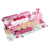 Anna Griffin Antique Train Slimline Easel Card Dies