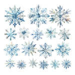 Simply Stated Forever Frost Snowflake Ephemera