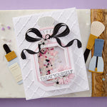 Spellbinders BetterPress Plate and dies Flawless Sentiments