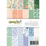 Honey Bee Stamps Cottage Countryside Paper Pad 6x8.5 - 24 Double-Sided Sheets