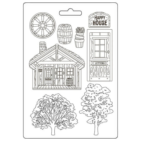 Stamperia Alterego Cottage Soft mold A5