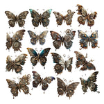 Simply Stated - Steampunk Butterflies Ephemera Pack