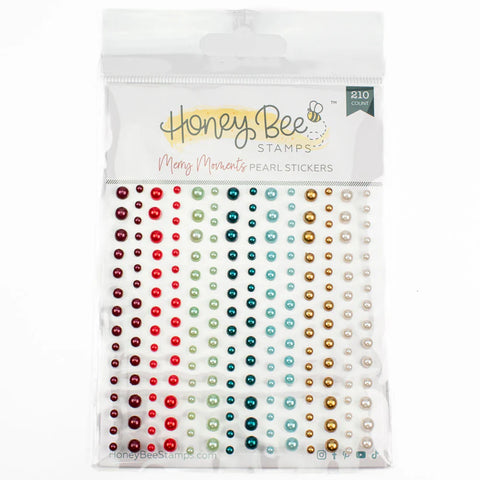 Honey Bee Merry Moments - Pearl Stickers - 210 Count