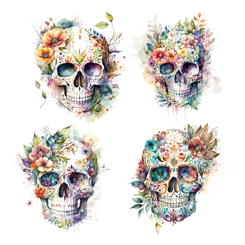 Simply Stated - Sugar Skulls XL Ephemera Pack