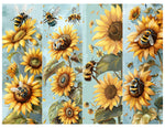 Simply Stated - Sunflower Bees Bookmark Sheet