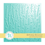 Taylored Expressions - 3D Embossing Folder, Birthday Blowout