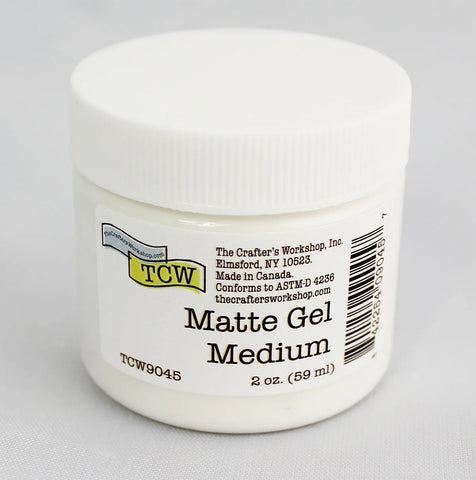 Crafter's Workshop Matte Gel Medium 2oz.