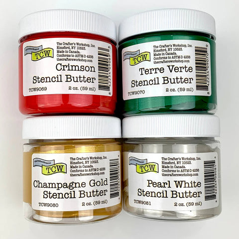 The Crafters Workshop (TCW) Stencil Butter 4-pack Holiday