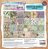 Arden Creative Studio TEXT{ures} Beneath the Brambles 12in x 12in Paper Pad