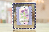 Tattered Lace Charisma Spring Meadow Tags Die Set