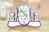 Tattered Lace Charisma Spring Meadow Tags Die Set