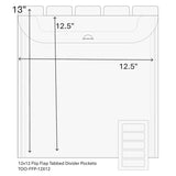The Organized Option 12x12 Flip Flap Pocket 10pk
