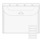 The Organized Option 5x7 Flip Flap Pocket 10pk