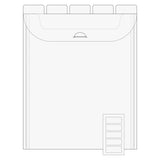 The Organized Option 8.5x11 Flip Flap Pocket 10pk
