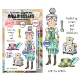 AALL and Create - A7 - Stamp Set - Steaming Dee