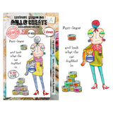 AALL and Create - A7 - Stamp Set - Purr-plexed Dee