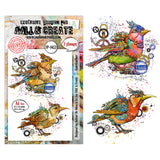 AALL and Create - A6 - Stamp Set - Gearfeather