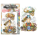 AALL and Create - A6 - Stamp Set - Faceless Time
