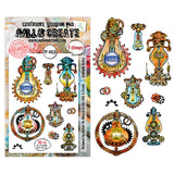 AALL and Create - A6 - Stamp Set - Coglight Relics
