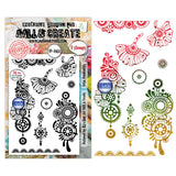 AALL and Create - A6 - Stamp Set - Frise Pendentifs