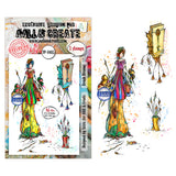 AALL and Create - A6 - Stamp Set - Brush Dreams