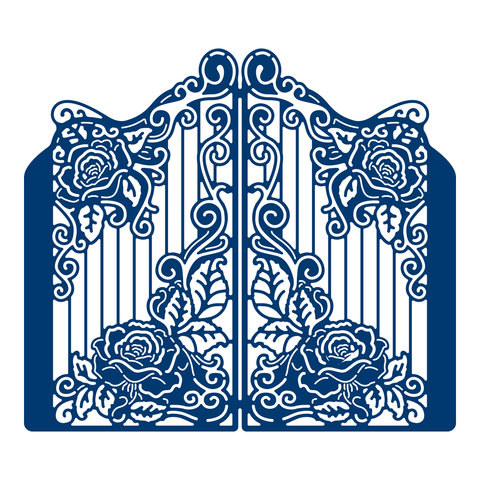 Tattered Lace Rose Gateway Die Set