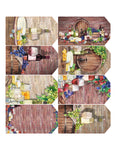 Simply Stated - Wine O Clock Tags Ephemera