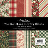 Paper Rose The Christmas Library Basics 6x6 Paper Collection