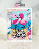 Pink & Main The Three Flamingos Dies