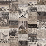 Tim Holtz idea-ology Charcoal 12 x 12 Palette Paper Collection
