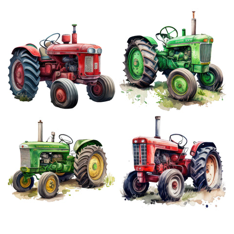 Simply Stated - Tractors XL Ephemera Pack