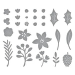 Spellbinders Make It Merry Florals Etched Dies from the Make It Merry Collection