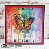 Visible Image - Antisocial Butterfly - A6 Stamp Set