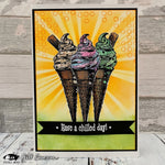 Visible Image - Better With Ice Cream - A6 Stamp Set