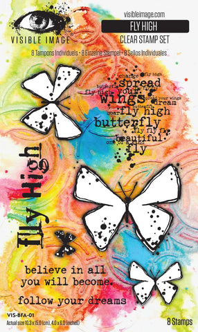 Visible Image -Fly High 4in x 6in Stamp Set