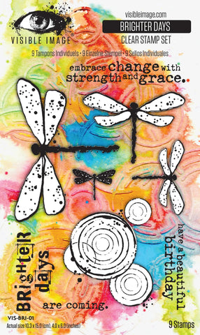 Visible Image - Brighter Days 4in x 6in Stamp Set