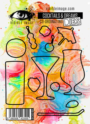 Visible Image - Cocktails & Dreams Co-ordinating Dies